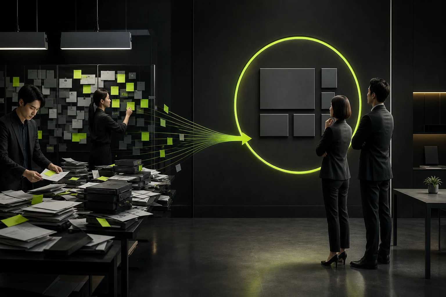 细节质量反映企业管理的视觉化说明