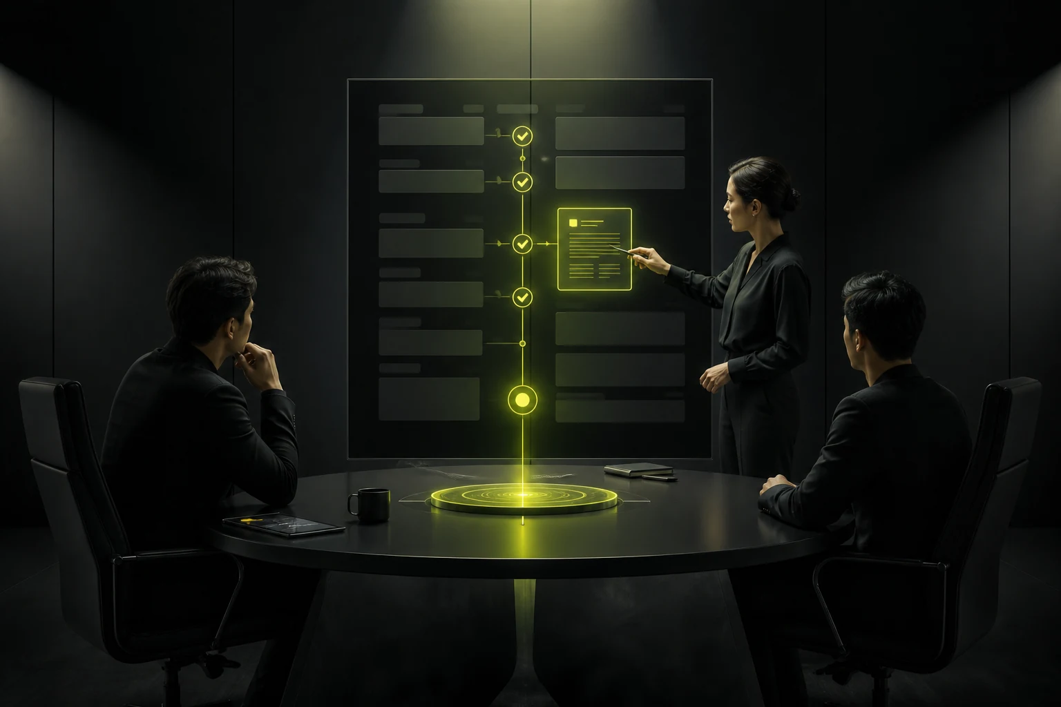建立一页决策记录,避免同一个问题反复开会的视觉化说明