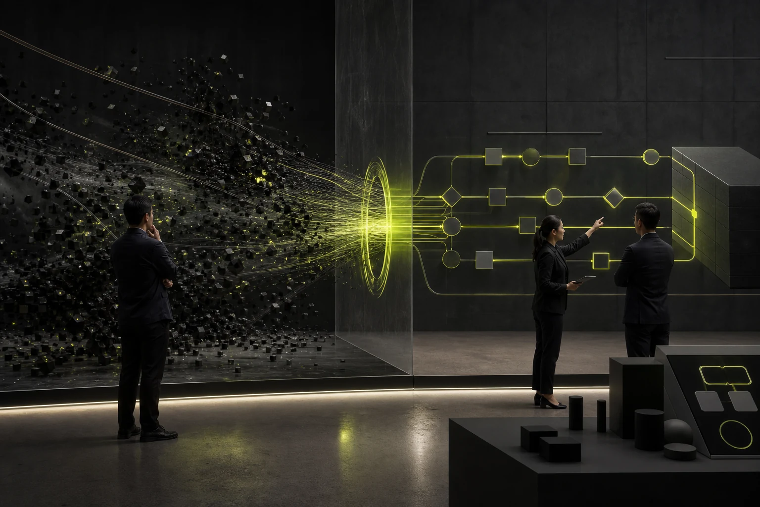 A visual explanation of conducting a "destructive test" with real data