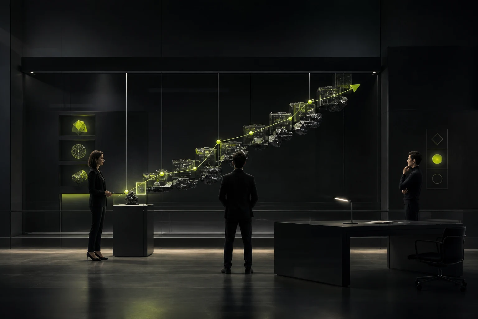 The corporate history should be presented as a "timeline that proves capabilities" rather than a visual account of the company's daily activities