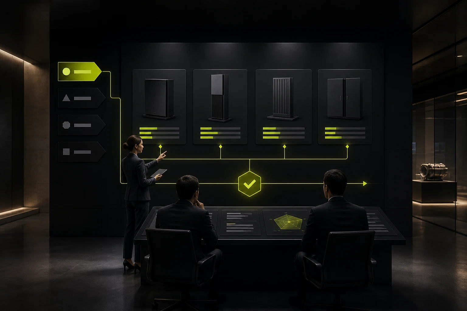 Conceptual illustration of search and filters prioritizing users who know what they need to find