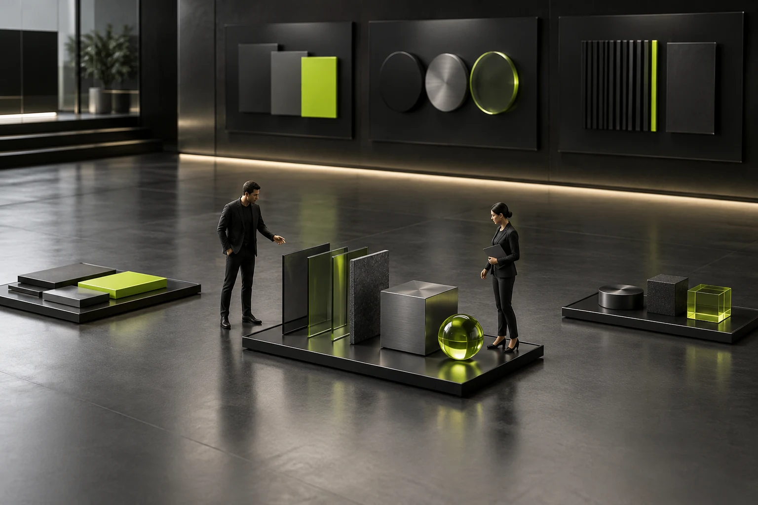 Miniature scene adding term identities and applicable context to sales materials
