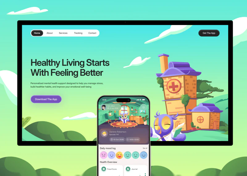 情绪记录App设计：Carely的亲切感从哪来界面设计预览