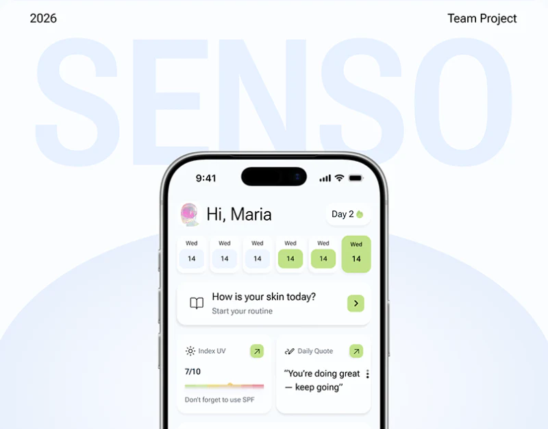 护肤记录App设计：Senso把记录分成几层界面设计预览