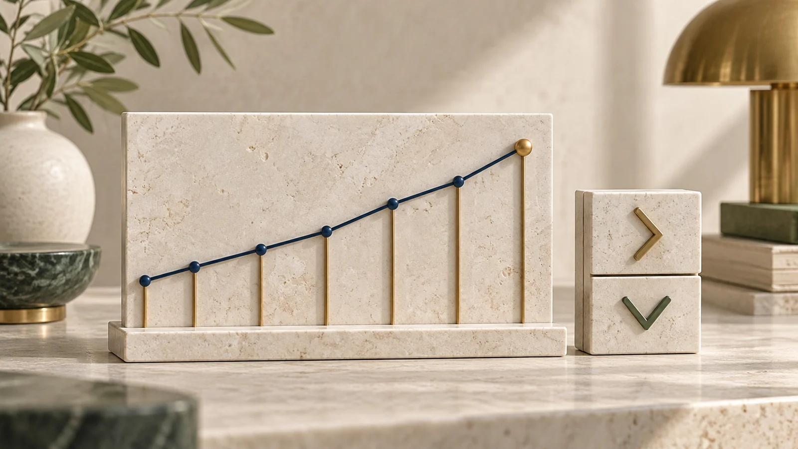 A chart relief and directional controls use stable horizontal and vertical relationships